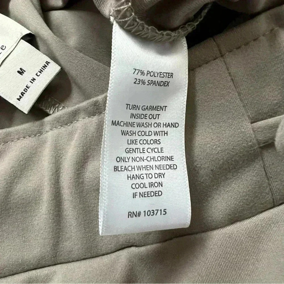 Joie Casual Pants High Rise Straight Boho Gray Women Sz Medium Drawstring $180 - Picture 8 of 16